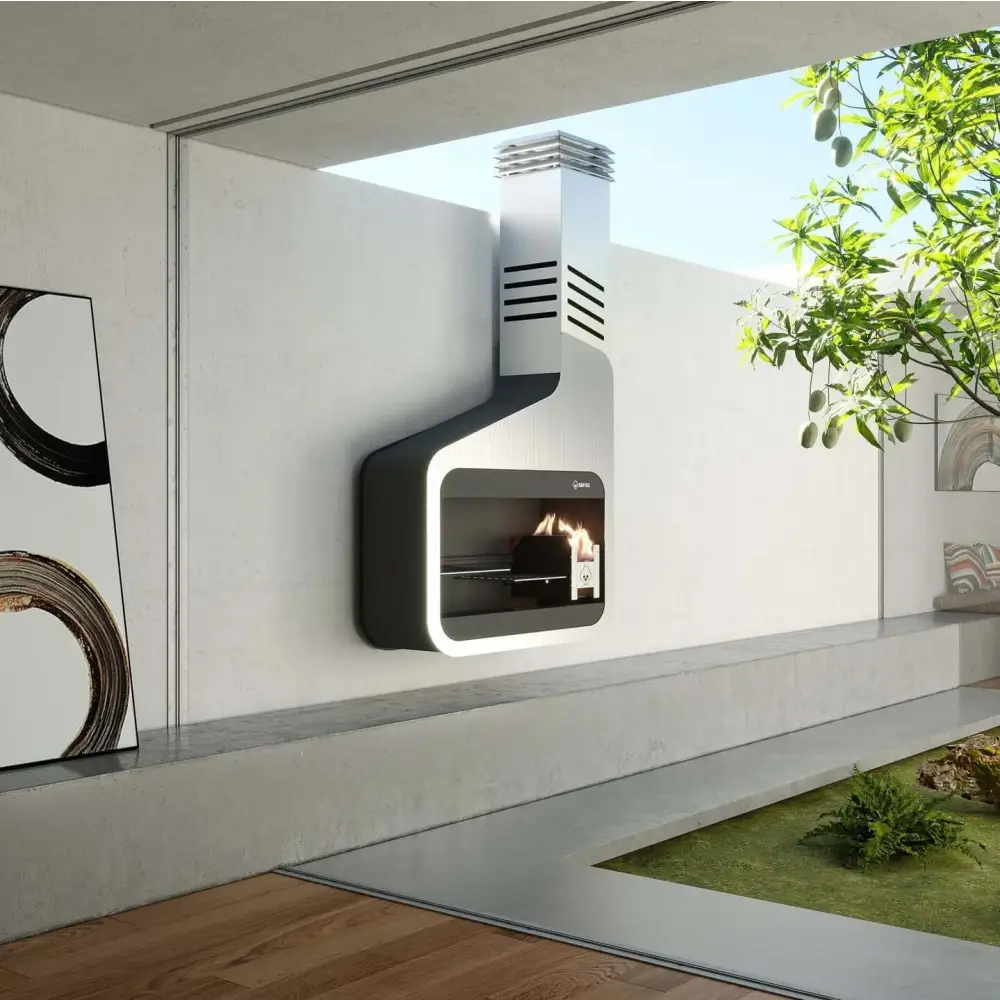 Wall Mounted Stainless Steel Braai