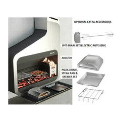 Wall Mounted Stainless Steel Braai