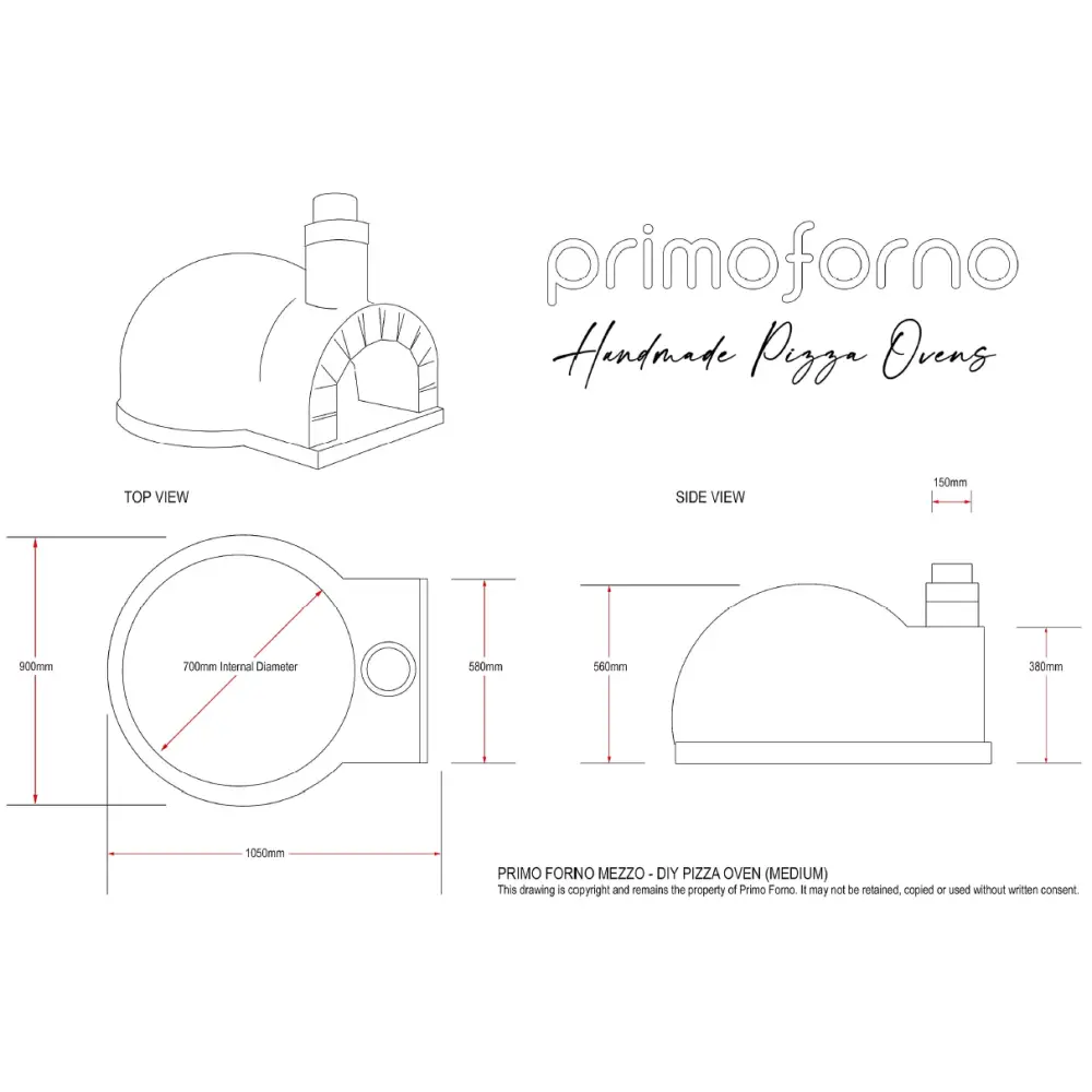 Primo Forno DIY Pizza Ovens Wood Fired - Pizza Oven