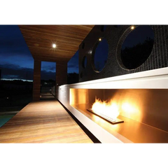 Slimline Bio Fuel Fireplace, Stainless Steel - MultiFire - Fireplace Specialists