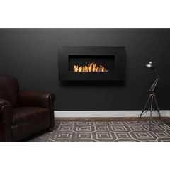 Wall Mounted Bio Fuel Fireplace, Built-In