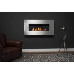 Wall Mounted Bio Fuel Fireplace, Built-In, Steel Frame - MultiFire - Fireplace Specialists