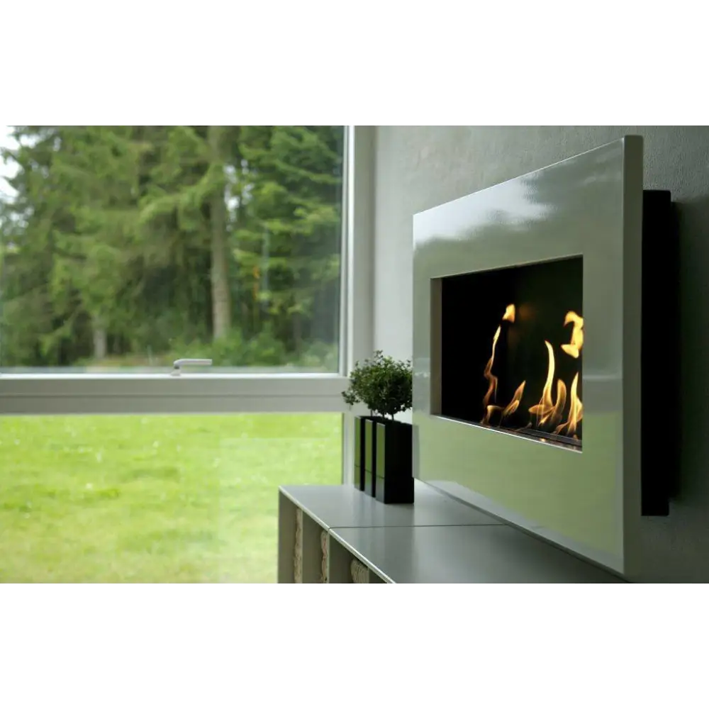 Wall Mounted Bio Fuel Fireplace, Built-In, Steel Frame - MultiFire - Fireplace Specialists