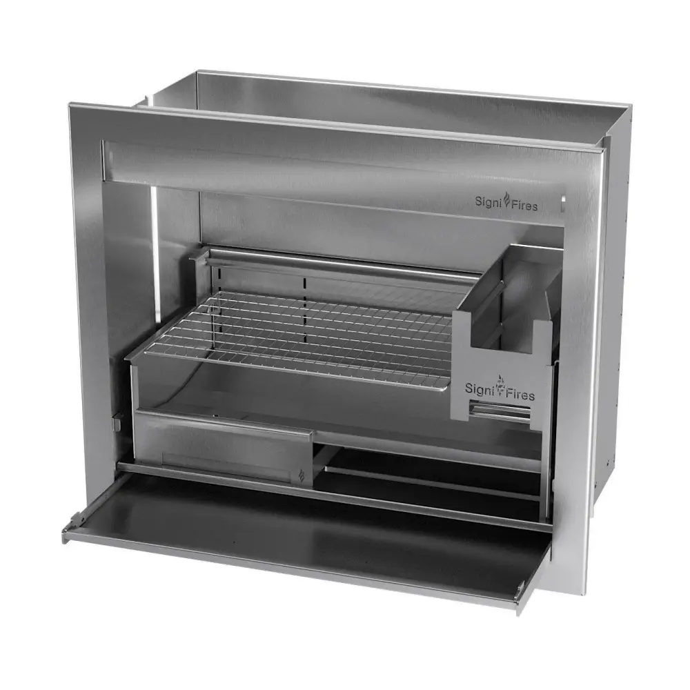 Wood Braai, Stainless Steel, 7 Sizes - MultiFire - Fireplace Specialists