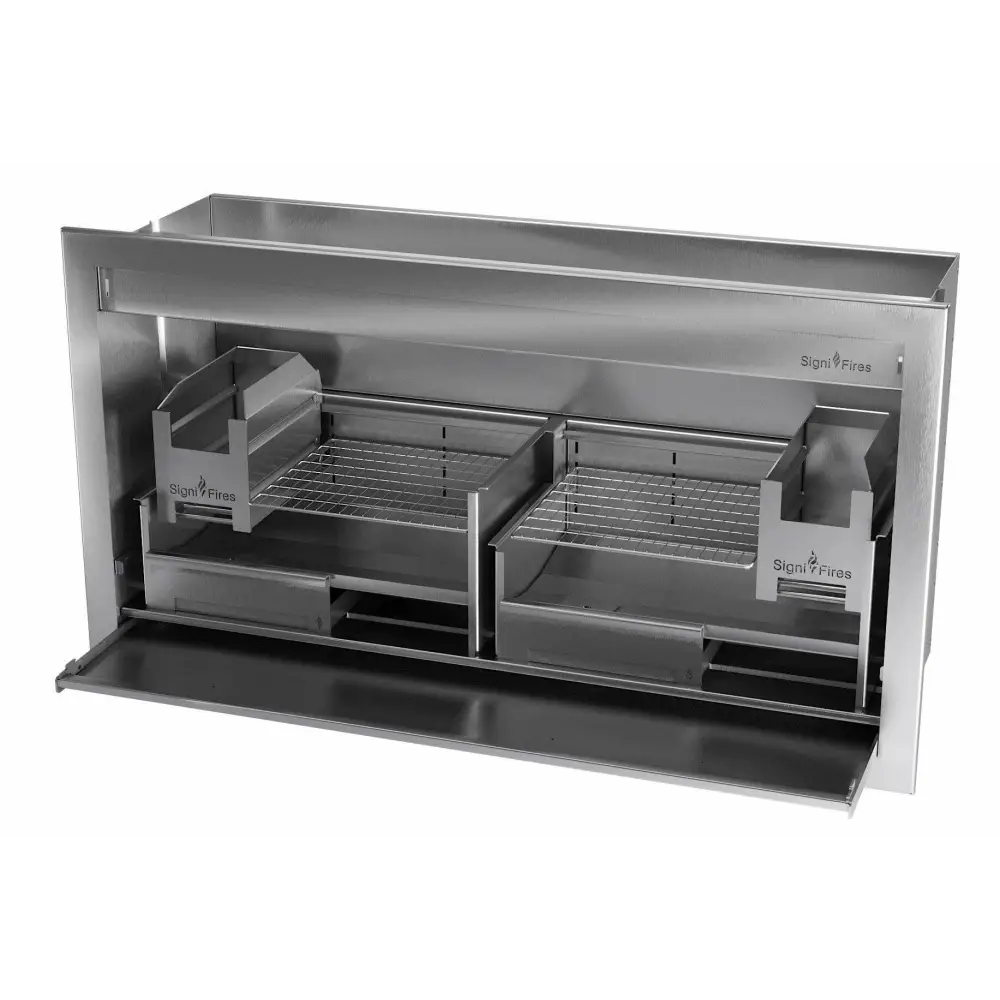 Wood Braai, Stainless Steel, 7 Sizes - MultiFire - Fireplace Specialists