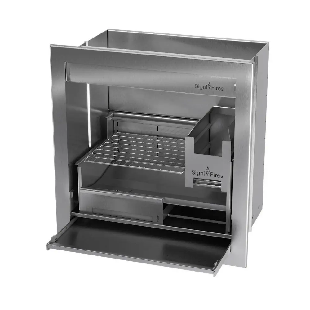 Wood Braai, Stainless Steel, 7 Sizes - MultiFire - Fireplace Specialists