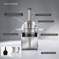 Casa Nostra Vito Hybrid Pizza Oven Details 1