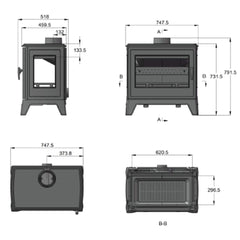 Bolton Cast Iron Fireplace