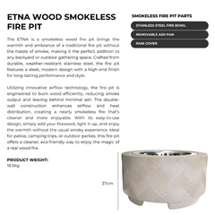 Etna Smokeless Wood Fire Pit