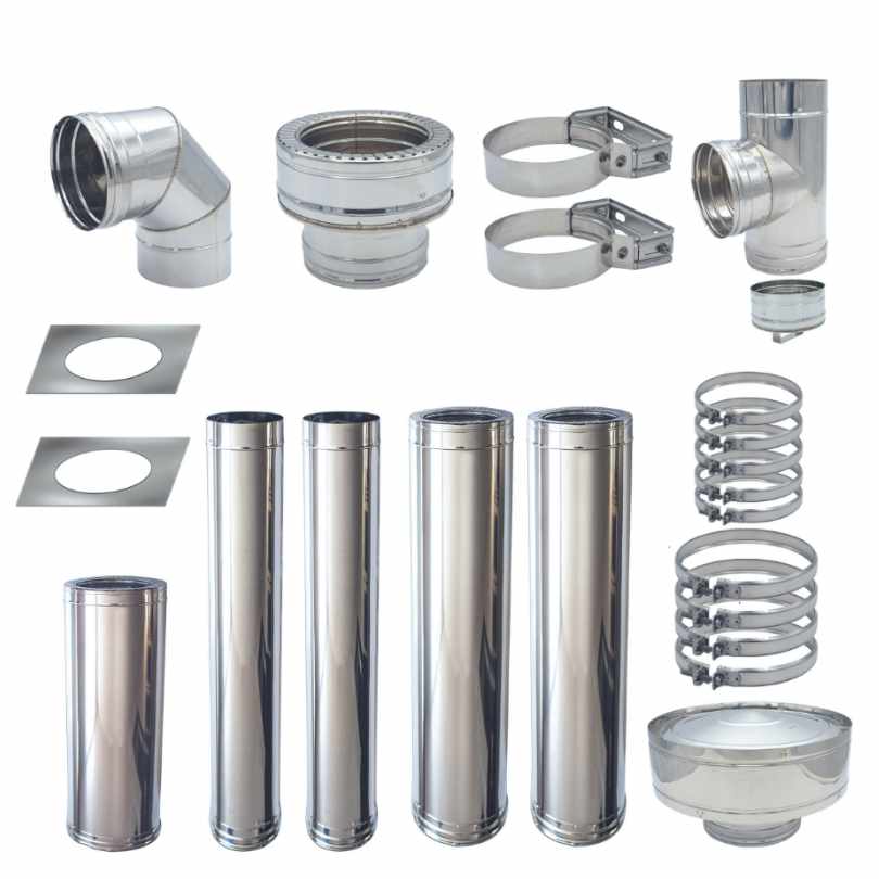 Flue Kit 130mm External