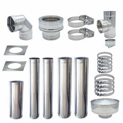 Flue Kit 130mm External