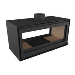 Forge Fires D100 Double Sided Freestanding Fireplace
