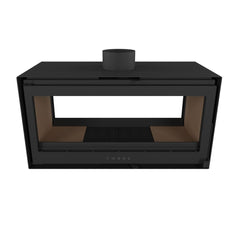 Forge Fires D100 Double Sided Freestanding Fireplace