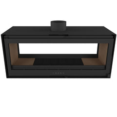 Forge Fires D120 Double Sided Freestanding Fireplace