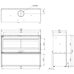 Forge Fires F120 Freestanding Fireplace