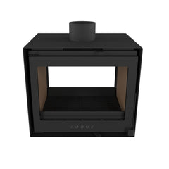 Forge Fires D60 Double Sided Freestanding Fireplace
