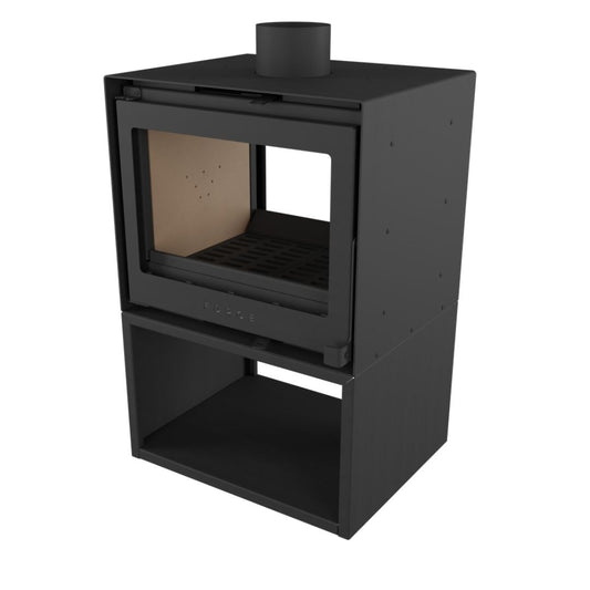 Forge Fires D60 Double Sided Freestanding Fireplace