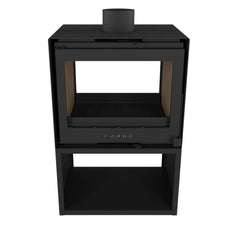 Forge Fires D60 Double Sided Freestanding Fireplace