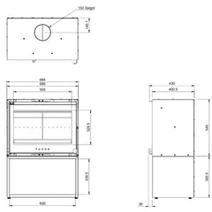 Forge Fires F70 Freestanding Fireplace