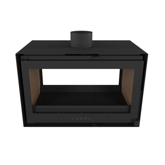 Forge Fires D80 Double Sided Freestanding Fireplace