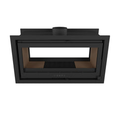Forge Fires D100 Built-in Double-Sided Fireplace