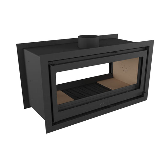 Forge Fires D100 Built-in Double-Sided Fireplace