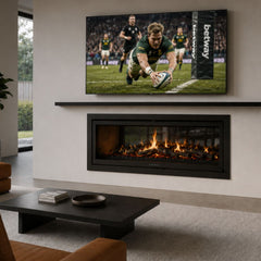 Forge Fires D120 Built-in Double-Sided Fireplace