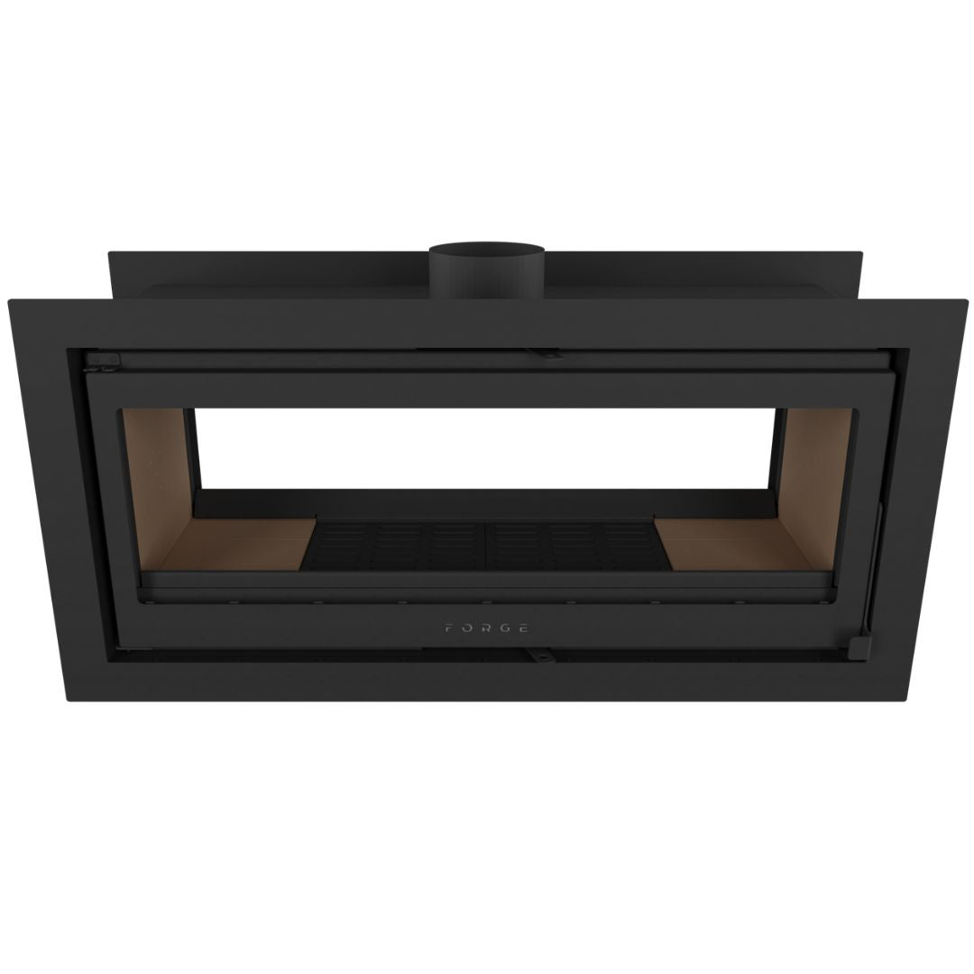 Forge Fires D120 Built-in Double-Sided Fireplace