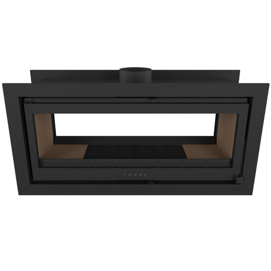 Forge Fires D120 Built-in Double-Sided Fireplace