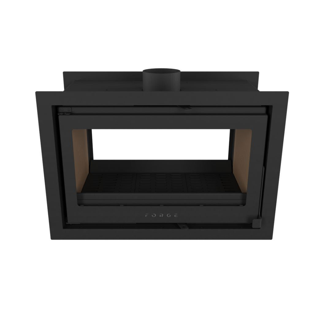 Forge Fires D80 Built-in Double-Sided Fireplace