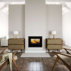Heeta 700 Double Sided Wood Fireplace Insert