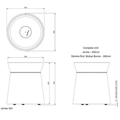 Jembe Biofuel Fire Pit