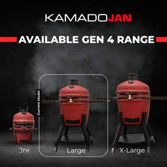 Kamado Jan Gen 4 Large - Ember Red