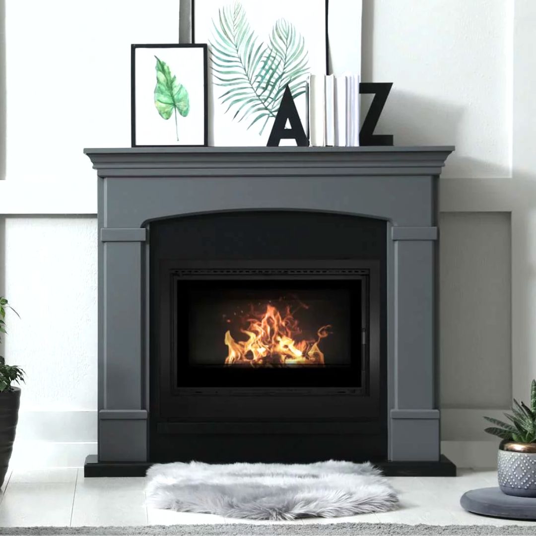 Kratki Ildnord Alta Built‑in Wood Fireplace