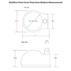 Pizza Oven Size Medium