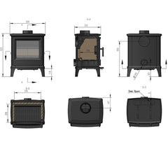 Northern Flame Snug Cast Iron Fireplace