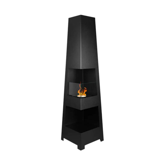 NovaFlame Freestanding Pyramid Biofuel Fireplace
