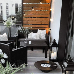 NovaFlame Freestanding Universe Biofuel Fireplace - Black