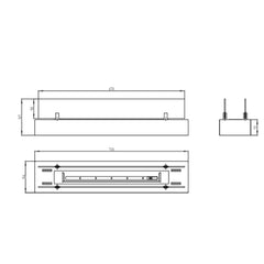 NovaFlame Freestanding 700 Biofuel Fireplace