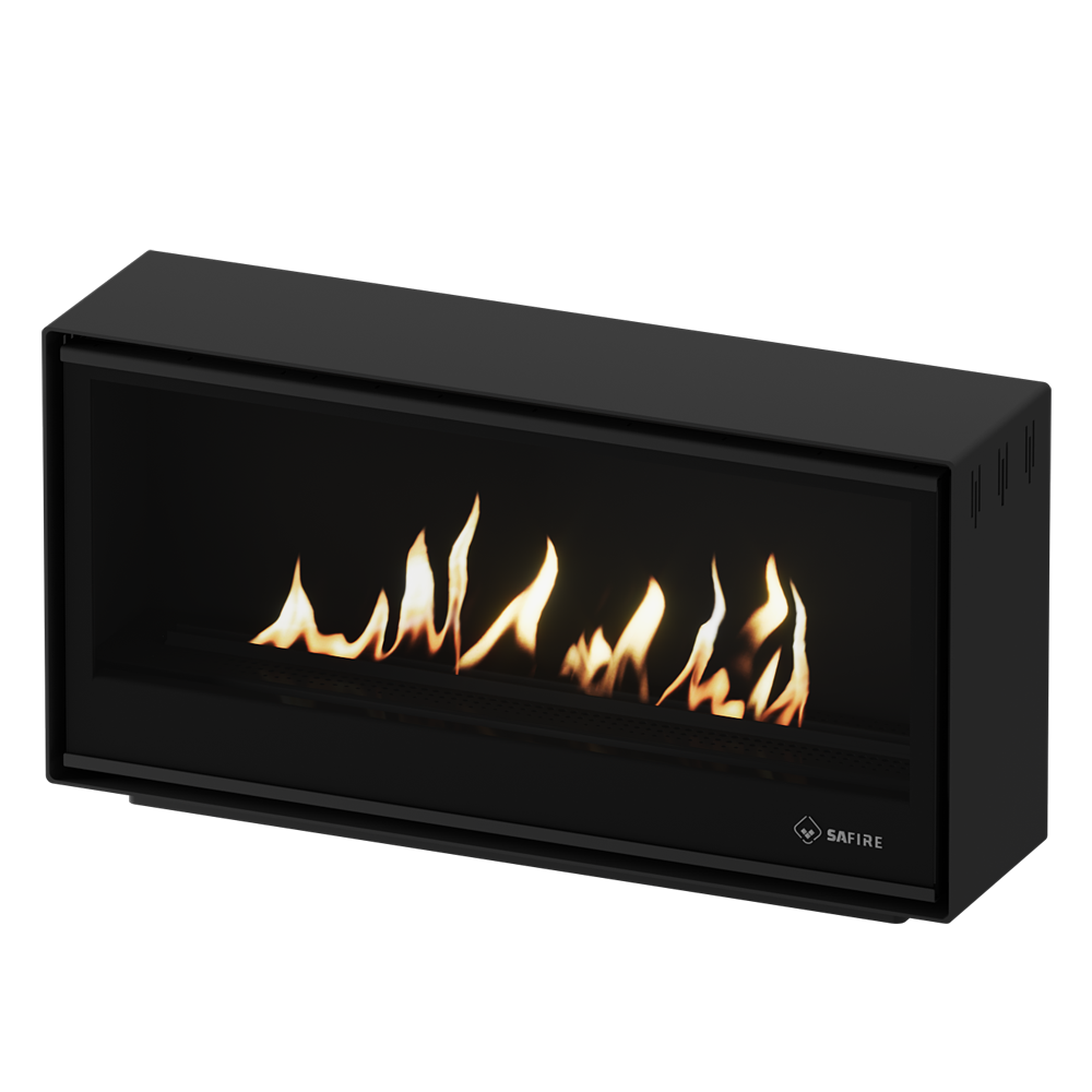 SAFire Pureview Wall Art Gas Fireplace 14kW