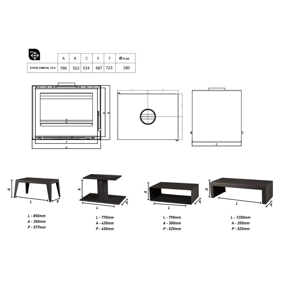 Freestanding Fireplace