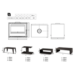 Freestanding Fireplace