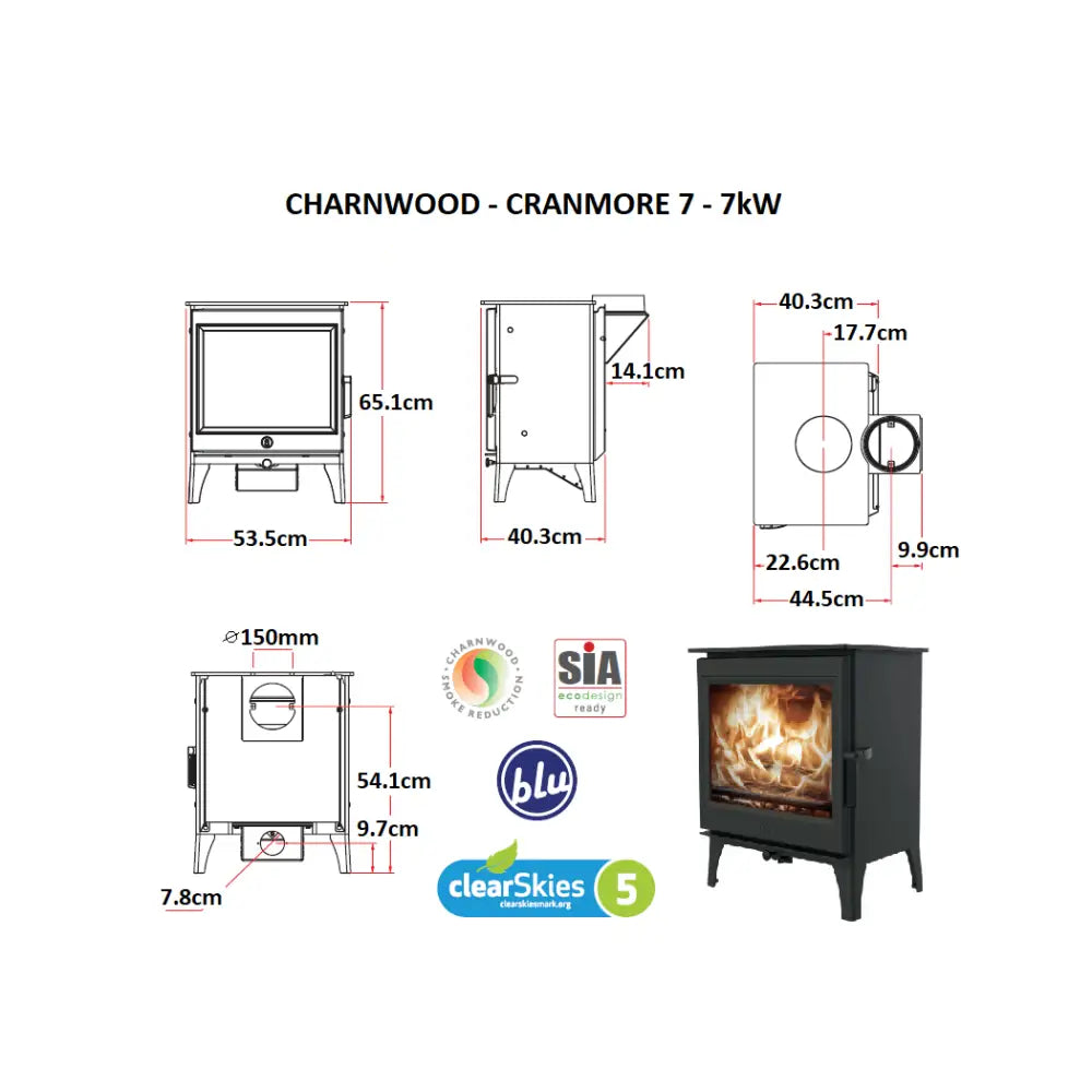 Charnwood - Cranmore 7 Fireplace