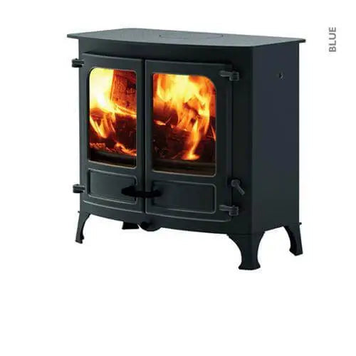 Charnwood - Island II Fireplace, 11kW - Blue