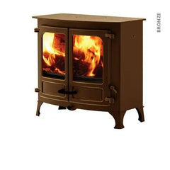 Charnwood - Island II Fireplace, 11kW - Bronza