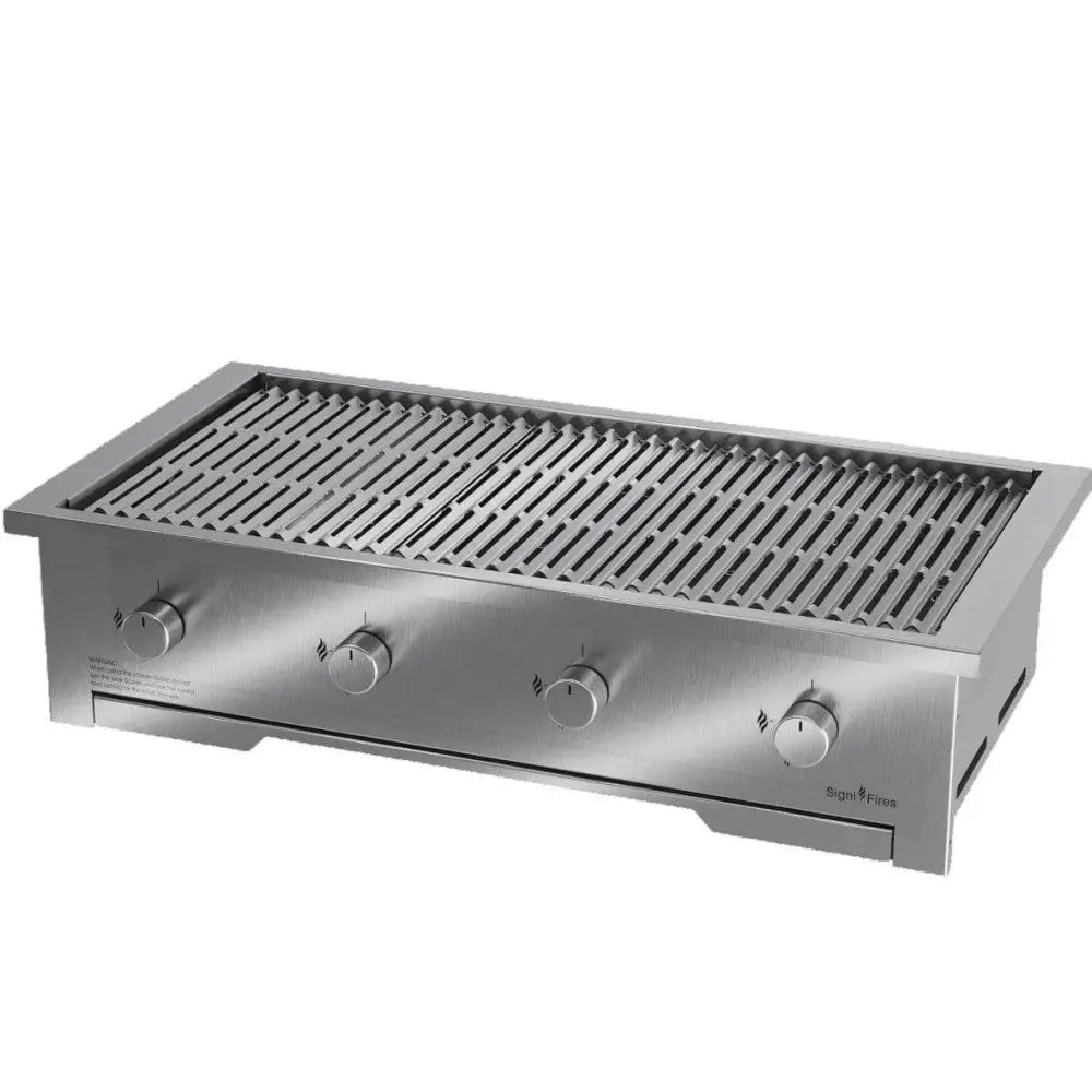 Gas Braai, Stainless Steel, 4 Sizes - MultiFire - Fireplace Specialists