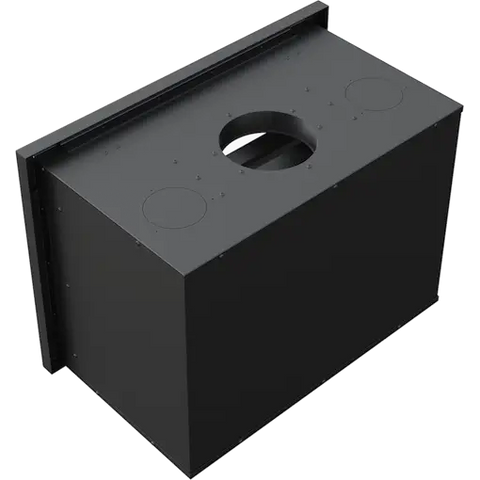 Kratki ARKE 80 - 16kW Built-in, Wood-Burning Fireplace- back