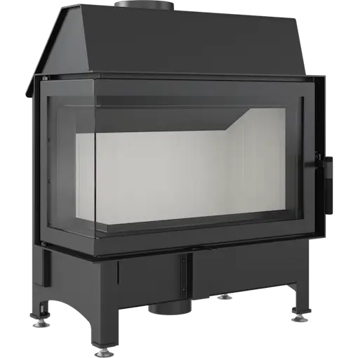 Kratki - ARKE ZIBI Built-in Corner Fireplace, 14kW - MultiFire ...