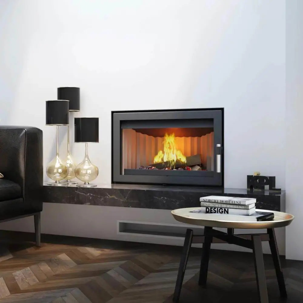 Kratki - JAS Built-in Fireplace, 10kW + Convection box - MultiFire - Fireplace Specialists