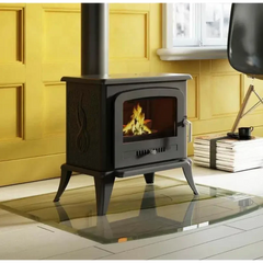 Kratki K7 - Wood, Cast Iron, Freestanding Fireplace